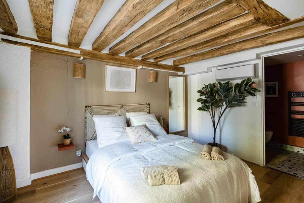 Апартаменты Pavillon Eden - Le Nid - Le Marais Париж Экстерьер фото