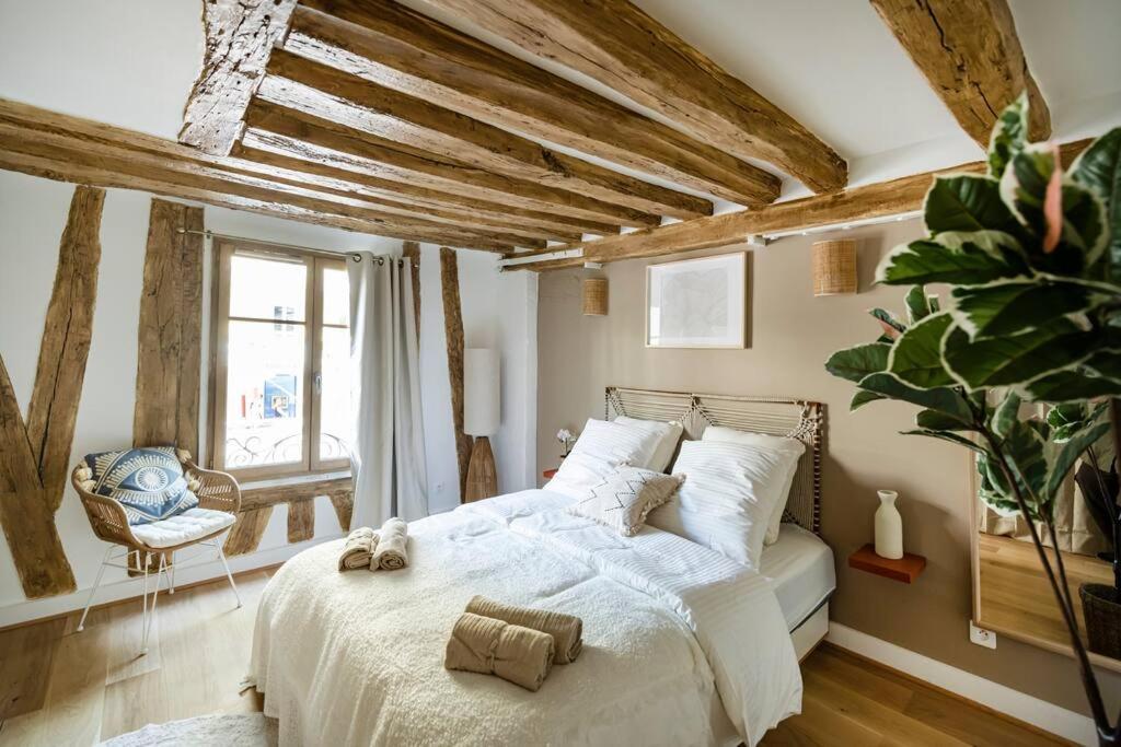 Апартаменты Pavillon Eden - Le Nid - Le Marais Париж Экстерьер фото